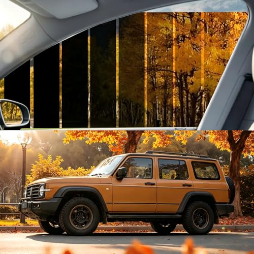 Lámina tintada para ventanas de coche, autoadhesiva, resistente a los arañazos, bloquea los rayos UV/IR de calor y brillo – 20% VLT