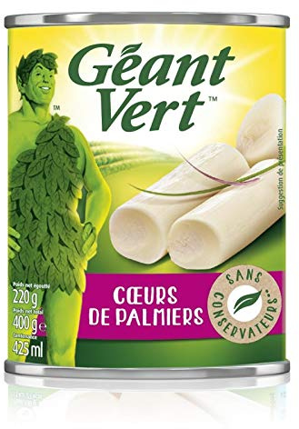 Géant Vert - Hearts of Palm 220G - Lot of 4 - Price Per Lot - Fast Delivery