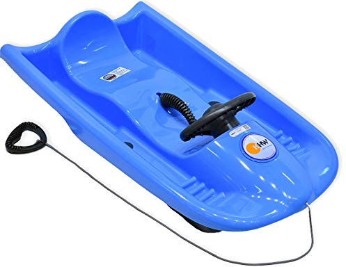 KHW Lenkschlitten Snow Flyer Schlitten Iceblue - Made in Germany