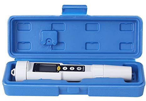 Mwrode CT3081 Messgerät, Digitaler Salzgehalt-Temperaturtester, Pool-Salztester, Salzgehaltstester, Salzgehalt-Wassertest-Set Für Schwimmbad-Aquarien