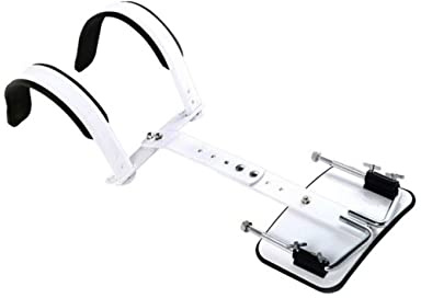 Verstellbarer Schultergurt für Rückenrahmen Aluminium Drum Snare | Weiß, Leicht zu Montieren und Demontieren, Tragbar, für Marschkapelle, Begleitpercussion
