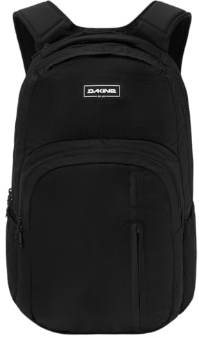 Dakine Rucksack Campus Premium 28L - Für Damen und Herren - Für Schule, Laptop & Reisen - Wasserabweisend - Mit Laptopfach - Aus Recyceltes Polyester - Schwarz