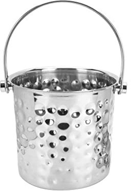 ALTKO Boutique Shop UK Ice Bucket Stainless Steel Ice Container Portable Champagne Barrel with Filter Drinks Bucket Insulated Ice Bucket
