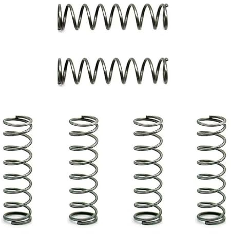 TorSor 6 Pack Plastic Spray Bottle Trigger Spring Replacement Spray Bottle Nozzle Handle Compression Springs Parts for Empty Spray Bottles Trigger Sprayers Replacement Nozzle Heads Spraying Bottles