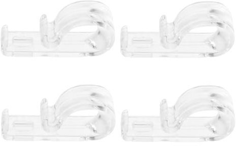 MAGICLULU 4sets Curtain Clip for Blind and Curtain Roman Roller Hook Window Cleat Hook Blind Rope Cord Cleats Winder Easy to Install