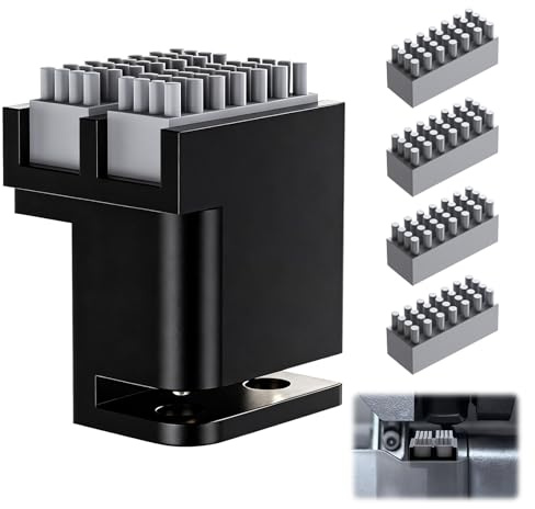 Panda Brush P1/X1 mit 4 Silikon-Düsenbürsten für Bambulab P1P/P1S/X1C/X1E 3D-Drucker, Heizbett-Düsen-Reinigungswerkzeug-Set, Plug-and-Play