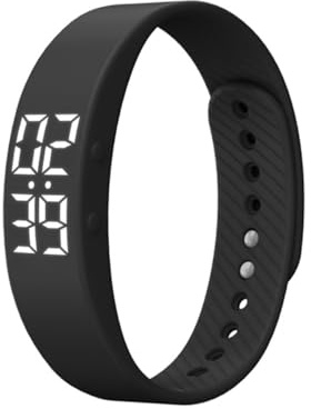 Beavorty Smartwatch Bracciale con Display LED e Vibrazione Fitness Tracker Leggero con Sensore Monitor Sonno e Calorie Orologio Digitale per Uomo e Donna