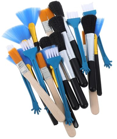 DOITOOL Kit de Nettoyage pour Clavier 20 Pièces – Mini Brosses de Nettoyage Antistatiques pour Clavier D’Ordinateur, Souris et Petits Espaces – Brosses Souples pour Dépoussiérage