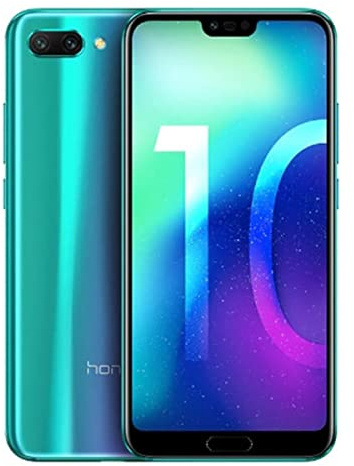 Honor 10 Smartphone, 4G Lte, 128Gb Di Memoria, 4Gb Ram, Display 5.8 FHD+ (1080 x 2160), Doppia Fotocamera 24+16Mp, Verde [Italia]