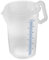 thermohauser Messbecher m. geschlossenem Griff, 3000 ml, Kunststoff PP, blaue Skala in Litern und Millilitern, Klar
