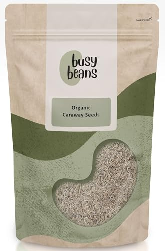 Organic Caraway Seeds - Certified Organic - by Busy Beans Organic (250g)