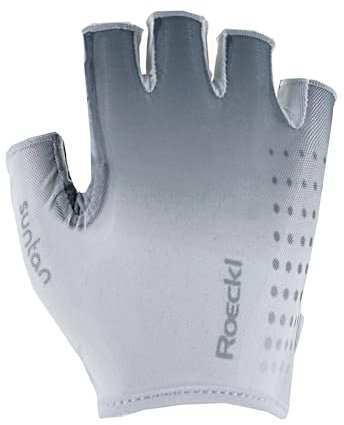 Roeckl Sports Fahrradhandschuh ISTIA, Unisex High Performance Handschuh, Weiß 7.5