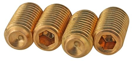 Messing-Cup-Spitze-Gewindestift, Sechskant-Kupfer-Innensechskant-Satz, kopfloser Bolzen M2 M2. 5M3 M4 M5 M6 M8 M10 M12(4mm(10pcs),M12)