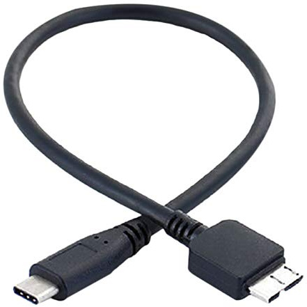 Lanko 500084708 Cable de disco duro USB 3.1 Type-C macho a USB 3.0 Micro-B macho para tablet y teléfono