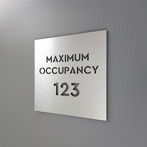 Personalisiertes Türschild aus goldfarbenem Metallic-Silber für Business: Personalisiertes Türschild mit modernem Design für Bürobeschilderung und Raumnamen