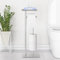Toilet Roll Holder Free-Standing with Top Shelf, Holds 4 Rolls, Stainless Steel Bathroom Toilet Paper Dispenser
