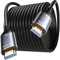 WTPGTI Cavo in fibra ottica 8K HDMI 15 m, HDMI 2.1 48 Gbps Ultra High Speed,In Wall CL3 Rated,AOC 8 K @60 Hz,4 K @120Hz/144 Hz Dynamic HDR eARC Dolby HDCP2.2 compatibile con PS5, Xbox SeriesX, PC, TV