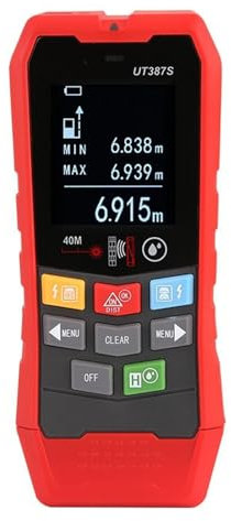 MNEVZX Metal Detector Rilevatore di Cavi per rilevatori di Barre di Acciaio/Tubi di Rame/Cavi/Metalli in Legno con Scanner da Parete in soffitti e Pavimenti Leggero Rilevatore(UT387S)
