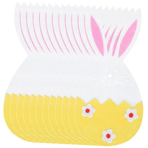 FUNOMOCYA Material 12 Pack Bunny Taschen Ostern Elemente Für Abendessen Tisch