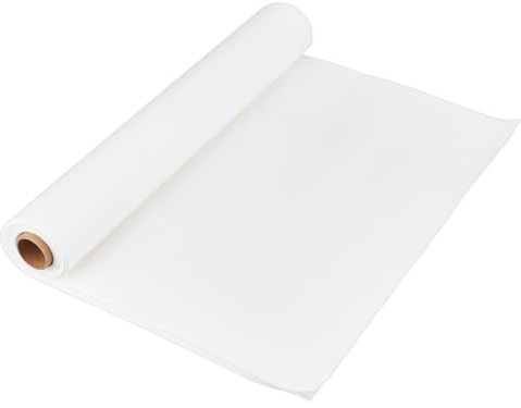 BENECREAT 110 hojas de papel para bolsitas de té para artistas, papel de seda blanco resistente a la humedad de 42 x 42 cm para pintar, collage, cianotipo, origami, impresión, 0,1 mm de grosor
