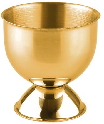 Nicear Set Of 4 Stainless Steel Egg Cups Breakfast Tray Egg Cup Holder Set Holder Trays Gold