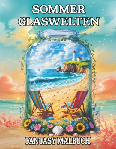 Sommer Glaswelten – Fantasy Malbuch: Ausmalbuch für kreative Erwachsene und Jugendliche mit 50 fantasievollen Motiven im Glas für Stressabbau und ... für Erwachsene und Jugendliche, Band 5)