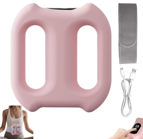 Anillo de fascia multifuncional para todo el cuerpo, anillo de blaster de fascia ergonómico de 5 velocidades de silicona, masajeador removedor de celulitis manual con cinturón ajustable, masajeador de