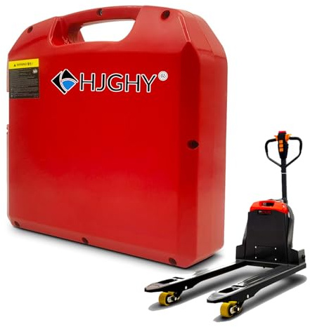 HJGHY 24v 20ah, Batterie pour transpalette électrique 24 V 20 Ah 30 Ah 40 Ah 60 Ah et pour Chariot élévateur électrique 48 V 15 Ah 20 Ah 30 Ah (LiFePO4, Lithium-Fer-Phosphate)