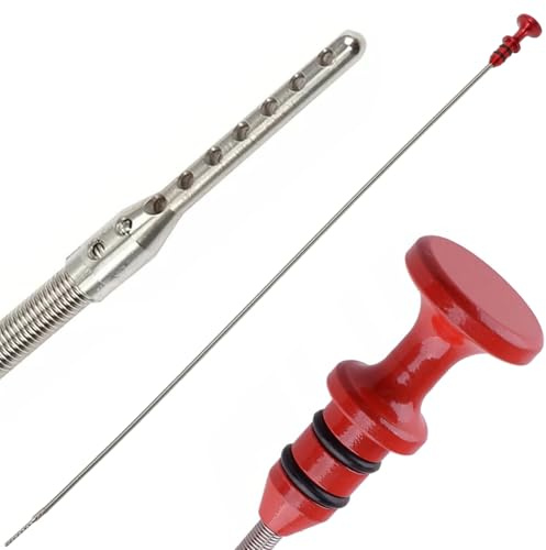 VEQENMOT Jauge de Niveau d'Huile 610mm Outil de bâton de trempage de Niveau d'huile Moteur de Voiture Compatible for Mini Cooper R52 R53 R55 R56 R57 Cooper S 1.6L Automatique 1143758597007