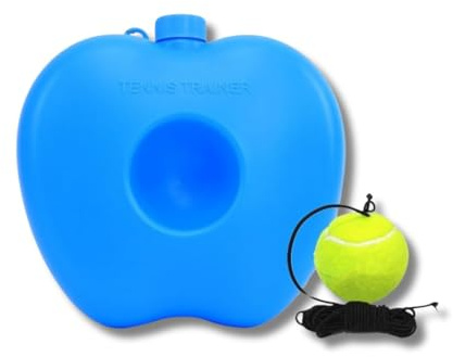 FFitness SWING BALL ENTRAÎNEMENT TENNIS PADEL TRAINER OUTIL PORTABLE, Balle de rebondissement avec corde élastique PRO REFLEX ENTRAÎNEMENT DANS LE JARDIN