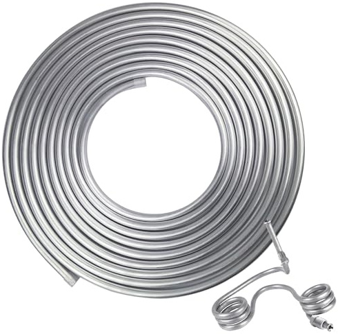 Tubos De – Tubo Envuelto De Aluminio, Tubo Duro, Aluminio De Calidad De Transmisión De 25 Pies, Gas Metálico, Tubería De Refrigeración, Tubos De Conducción De Freno De Combustible Automotriz |