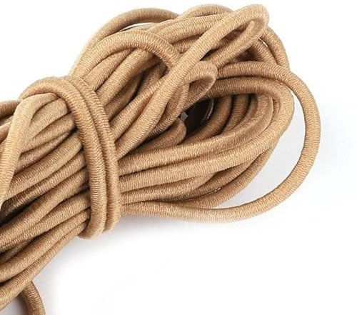 DIRKES 5 m/Bolsa 2/2, 5mm Hilo elástico Redondo Cuerda Banda de Goma Bandas elásticas línea elástica para Ropa DIY Accesorios de Costura