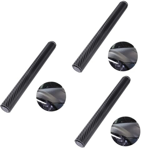Supvox 3 Stück Fahrzeugfaserfolien Kohlefaser-Vinylaufkleber Kohlefaser-Wickelaufkleber Für Autos Autoverkleidungsaufkleber Für Autos Autoverpackungsfolie Autofolie Dekorieren