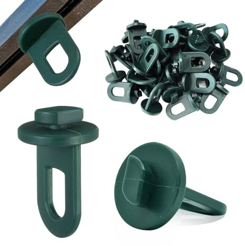 30 Stück Gewächshaus Klammern, Stabile Gewächshausclips, Klammern Gewächshaus, Gewächshaus Zubehör für Pflanzenhalter Aufhängevorrichtungen Ihr Paradies Garten