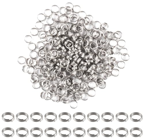 CyeeLife Spring O Rings,200pcs Metal Rings for Dart Nylon Shafts,Dart Accessories