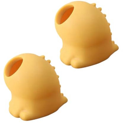 TOPBATHY 6pcs Silicone Egg Yolk Separator Adorable Separator for Poached Eggs Novelty Kitchen Gadgets