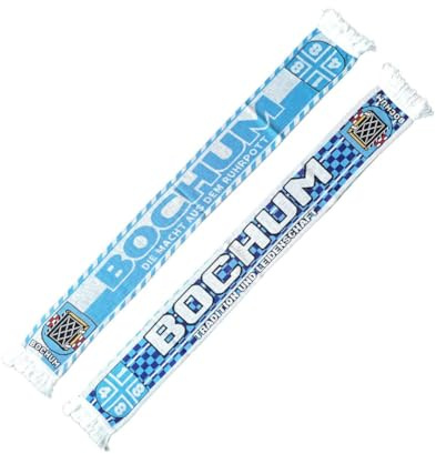 Wallitschek Bochum Schal - Die Macht aus dem Ruhrpott, blau-weiß, Fussball, 1848, Fanschal, Strickschal