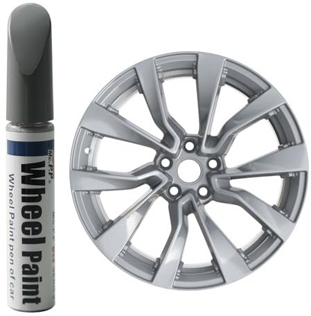 Ywooon Vernice di Ritocco Cerchi per Tesla Model 3 2024+ Rear/LR Nova Wheel 19'', Kit di Riparazione Della Vernice Repair Lacca Graffi Riparazioni Ruota Marciapie, Liquid Vapor