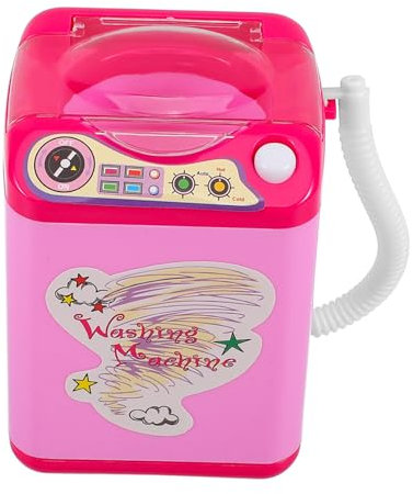 BESPORTBLE Mini Waschmaschine Spielzeug Aus Kunststoff Für Junge Mädchen Simulation Haushaltsgerät Modell Zum Reinigen Und Waschen Pädagogisches Spielset Für Mädchen Und Jungen