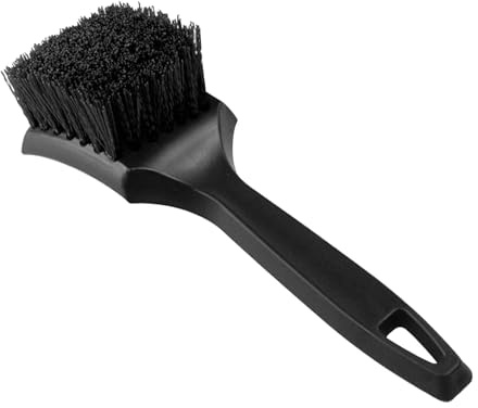 1Pcs Detailing Wheel Brush, Car Tire Cleaning Tool, Alloy Brush with Durable Bristles for Cars, Bikes, Boats