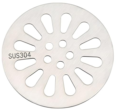 Tapa de Desagüe Redonda para Ducha, Acero Inoxidable Anti-Olor, Rejilla de Drenaje para Baño, Cocina y Exterior(8.5cm/3.35in)