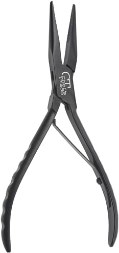 Fish Bone Pliers/Tweezers Stainless Steel Straight Black | Food-Grade Stainless Steel Deboner
