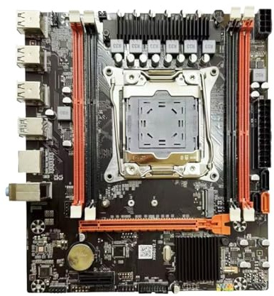 Ounfhtrttk Placa Base X99H DDR3 LGA2011-V3 4X Ranura DDR3 M.2 NVME SATA3.0 Soporta CPU E5-2678 V3 E5-2696 V3 E5-2629 V3 E5-26XX V3