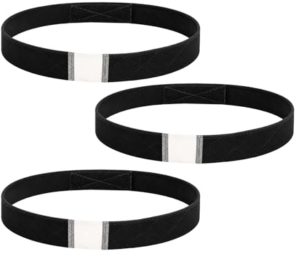 ZEMINRI 3 Pieces Non Slip Wig Grip Headband Wig Band Adjustable(Black) | Elastic wig band to hold wig in place reusable and washable headbands for women's hair soft comfortable wigs accessories