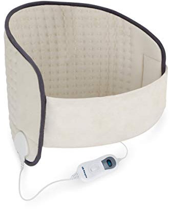 Orbegozo AHL 2000 - Almohadilla eléctrica lumbar, funda lavable, 3 niveles de potencia, mando con display LCD, auto-apagado de seguridad, 100 W