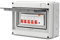 4 Way Consumer Unit Circuit Breaker Panel, Leakage Circuit Breaker Garage Fuse Box, Garage Consumer Unit Distribution Fuse Board 63A 30mA RCD 4MCB 2x6A+20A+32A, IP65 Protective Plastic