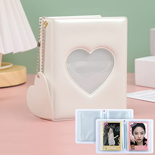 Catelves Mini Photocard Binder, Einsteckalbum, Fotokartenhalter, 36 Taschen Visitenkartentasche für 3 Zoll Fotoalbum