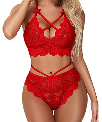 VicSec Ensemble Lingerie Femme Push up Dentelle Armature Soutien Gorge Ensembles de Lingerie, Femme Push up Dentelle Armature Soutien Gorge Ensembles de Lingerie 2 Pièces