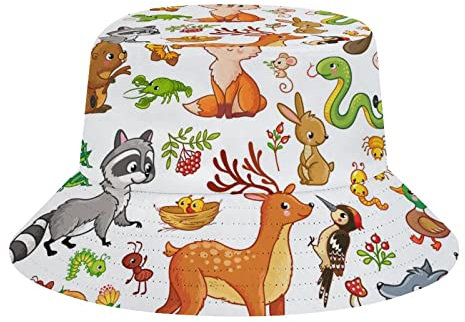 Eimer Hüte Zoo-Tiere Fischerhut Sonnenkappe Für Männer Frauen