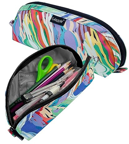 Pencil Case Large Pencils Cases for Boys Girls Stationery Pouch Pen Holder for Teachers Students Portable School Supplies for Secondary High School Office Adults Kids Pencil Bags - Watercolour